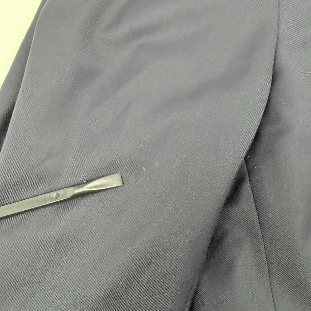 Isaia Napoli Wool Blazer Aquaspider Navy Sport Coat 54 Made in Italy Luxury